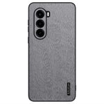 For OnePlus Turbo 6X 5G Case Wood Texture PU Leather Coated PC TPU Phone Cover
