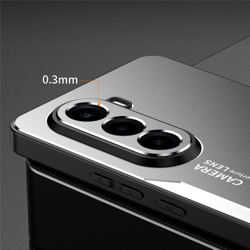 For OnePlus Turbo 6X 5G Phone Case Aluminium Alloy TPU PC Back Cover
