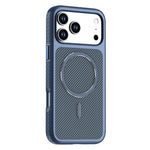 Til iPhone 17 Pro Max / 18 Pro Max Magnetisk Cover i Kulfiberstruktur PC + TPU Telefoncover med Uafhængige Knapper