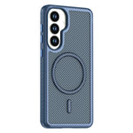 For Samsung Galaxy S26+ Magnetic Case Carbon Fiber Texture PC + TPU Phone Cover with Independent Button