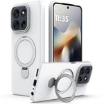 For OnePlus Nord 6 5G  /  Nord CE6 5G  /  Turbo 6 5G Magnetic Case Rotating Ring Kickstand TPU + PC Back Cover