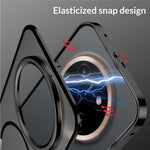 For Honor X80 Pro Max 5G Magnetic Case Aluminium Alloy PC Matte Phone Cover Pop-Up Snap Lock