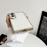For Samsung Galaxy Z Fold8 Case Electroplating Ultra Thin Transparent PC Phone Cover