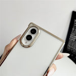 For Samsung Galaxy Z Fold8 Case Electroplating Ultra Thin Transparent PC Phone Cover