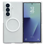 For Samsung Galaxy Z Fold7 5G Magnetic Case Matte Transparent TPU + PC Shockproof Cover