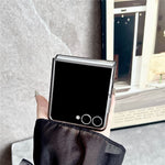 For Samsung Galaxy Z Flip7 FE 5G / Z Flip6 5G Magnetic Case Matte Transparent TPU + PC Shockproof Cover