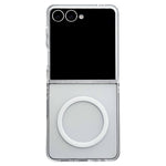 For Samsung Galaxy Z Flip7 FE 5G / Z Flip6 5G Magnetic Case Matte Transparent TPU + PC Shockproof Cover