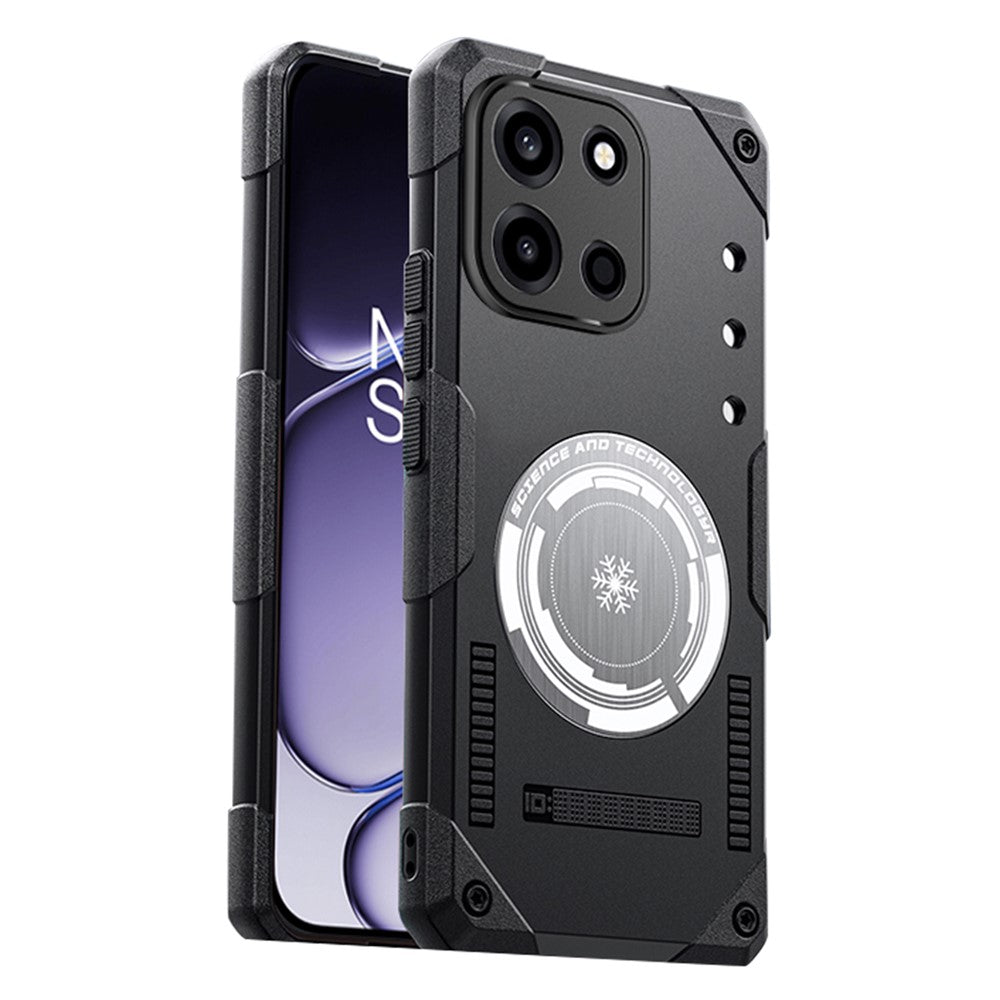 For OnePlus Turbo 6 5G Case Graphene Cooling TPU + PC Armor Shockproof Phone Cover