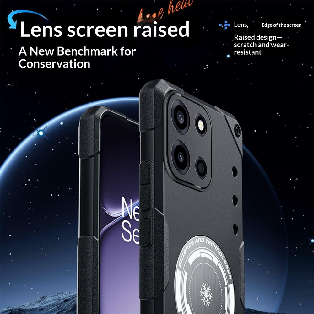 For OnePlus Turbo 6 5G Case Graphene Cooling TPU + PC Armor Shockproof Phone Cover