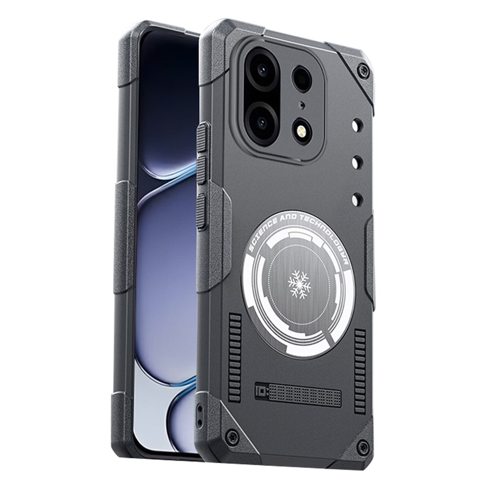 For OnePlus Turbo 6X Pro 5G Case Graphene Cooling TPU + PC Armor Shockproof Phone Cover