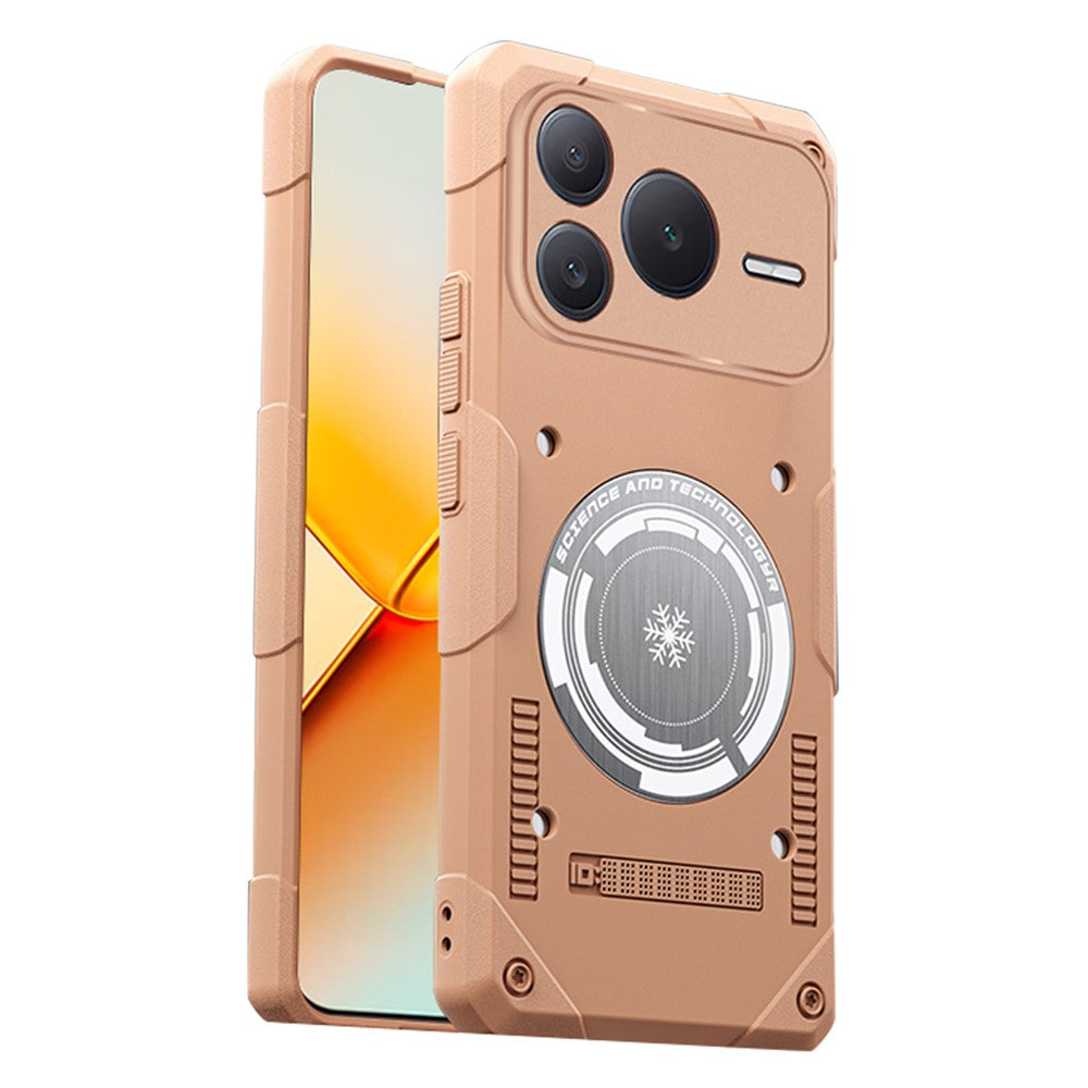 For Honor Power2 5G Case Graphene Cooling TPU + PC Armor Shockproof Phone Cover