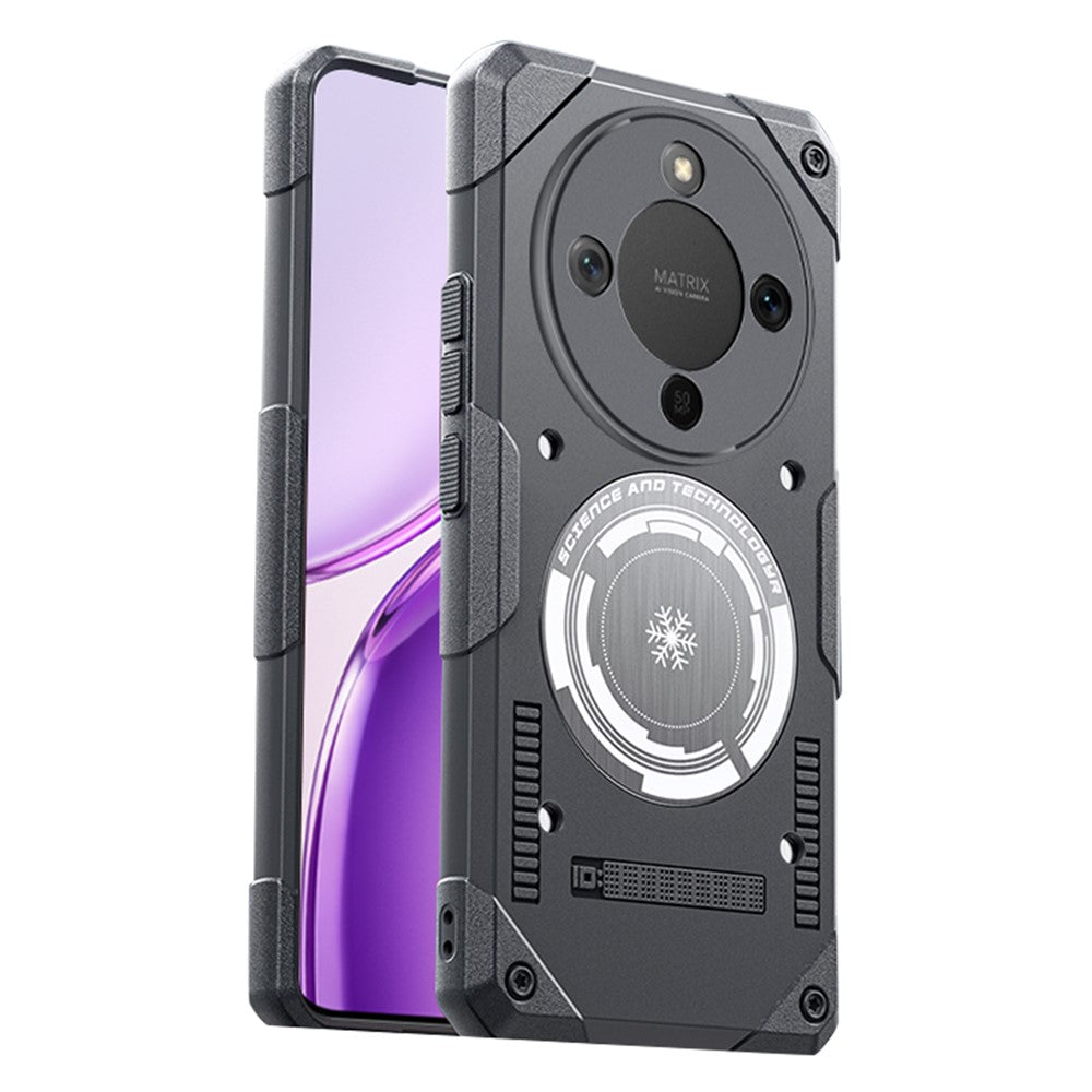 For Honor X70 Pro Max 5G Case Graphene Cooling TPU + PC Armor Shockproof Phone Cover