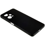 For Xiaomi Redmi Note 12 Pro 5G PU Leather Stand Wallet Cover with Strap Black Matte Phone Cover Ultra Slim Protective Soft TPU Phone Case