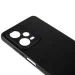For Xiaomi Redmi Note 12 Pro 5G PU Leather Stand Wallet Cover with Strap Black Matte Phone Cover Ultra Slim Protective Soft TPU Phone Case