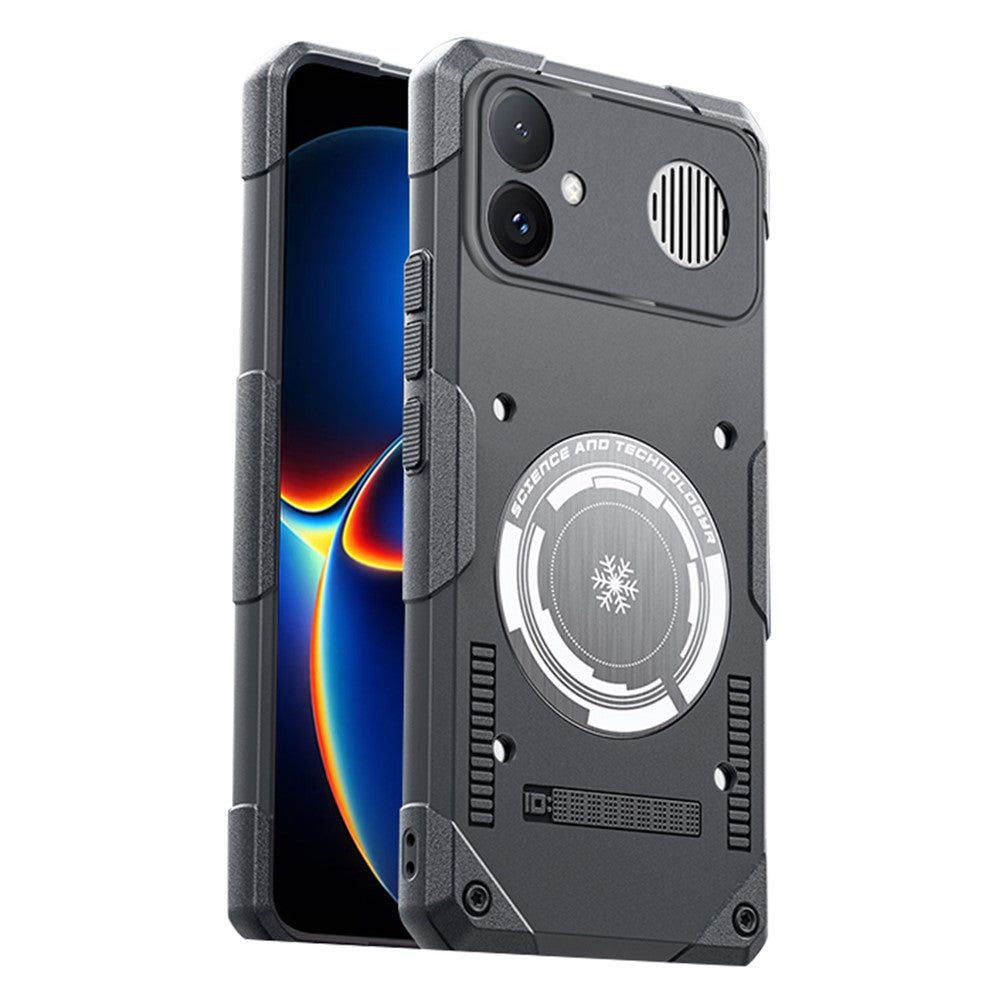For Xiaomi Redmi K90 Max 5G Case Graphene Cooling TPU + PC Armor Shockproof Phone Cover