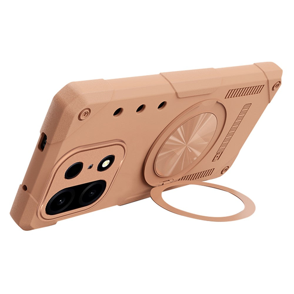 For OnePlus Turbo 6X Pro 5G Magnetic Case 360° Rotating Ring Kickstand TPU Phone Cover