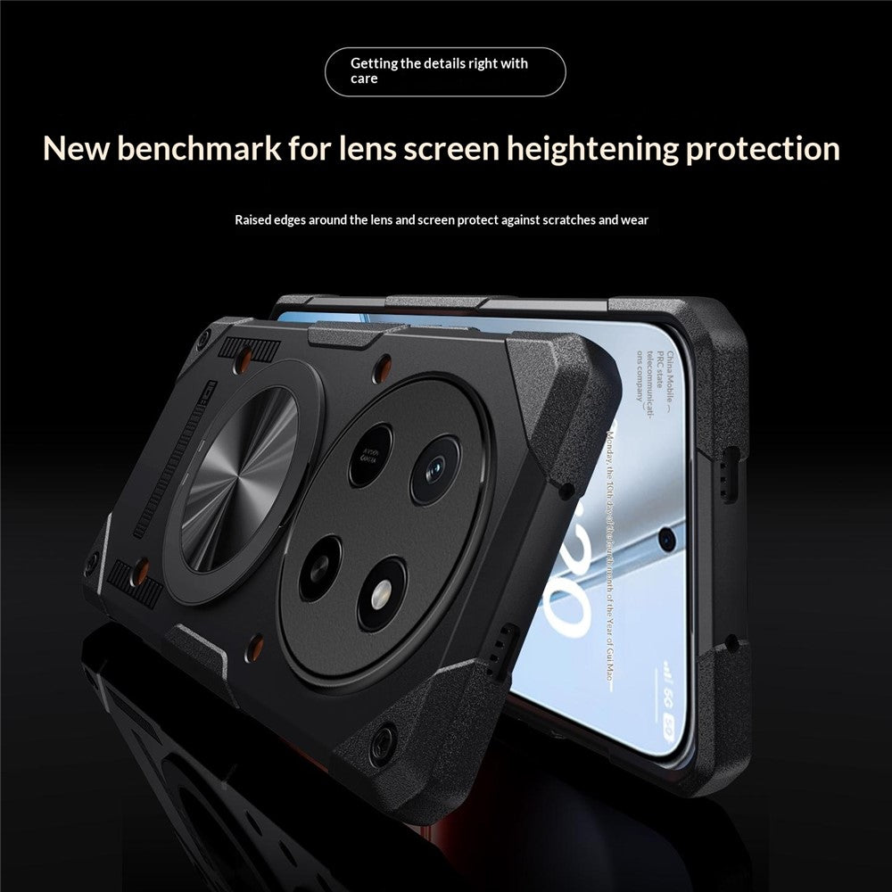 For Honor X80 Pro Max 5G Magnetic Case 360° Rotating Ring Kickstand TPU Phone Cover