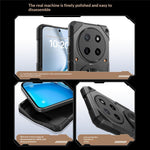 For Honor X80 Pro Max 5G Magnetic Case 360° Rotating Ring Kickstand TPU Phone Cover