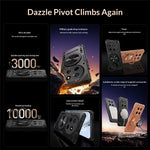 For Honor X80 Pro Max 5G Magnetic Case 360° Rotating Ring Kickstand TPU Phone Cover