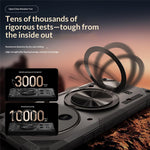 For Honor X80 Pro Max 5G Magnetic Case 360° Rotating Ring Kickstand TPU Phone Cover