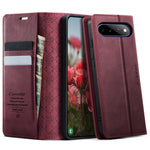CASEME til Google Pixel 11 Pro XL 033 Series Etui RFID Blokerende Pung Stand Kalvetekstur Læder Telefoncover