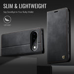 CASEME for Google Pixel 11 Pro / Google Pixel 11 033 Series Case RFID Blocking Wallet Stand Calf Texture Leather Phone Cover