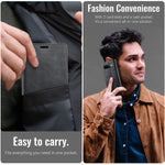 CASEME for Google Pixel 11 Pro / Google Pixel 11 033 Series Case RFID Blocking Wallet Stand Calf Texture Leather Phone Cover