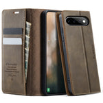 CASEME for Google Pixel 11 Pro / Google Pixel 11 033 Series Case RFID Blocking Wallet Stand Calf Texture Leather Phone Cover