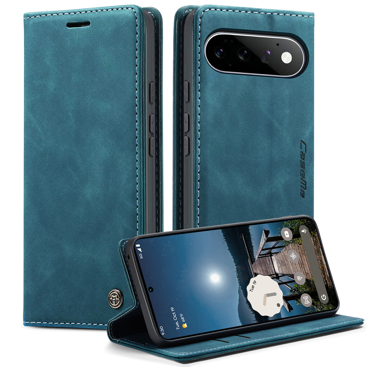 CASEME for Google Pixel 11 Pro / Google Pixel 11 Wallet Case  013 Series PU Leather Phone Cover Stand