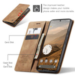 CASEME 013 Google Pixel 11 Pro XL Plånboksfodral - Brun