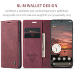 CASEME 013 Google Pixel 11 Pro XL Plånboksfodral - Röd