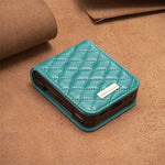 BINFEN COLOR For Samsung Galaxy Z Flip8 Case Rhombus PU Leather Shockproof Phone Cover