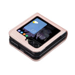 BINFEN COLOR for Samsung Galaxy Z Flip8 Case PU Leather + PC Shockproof Phone Cover