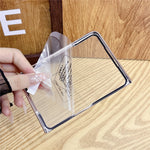 For Huawei Pura X Max Case Ring Kickstand Bow Pattern Glitter PC Phone Cover with Screen Protector