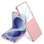 GKK-cover til Samsung Galaxy Z Flip8, ultratyndt PC-mobilcover med hærdet HD-glasfilm til forsiden
