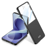 GKK-cover til Samsung Galaxy Z Flip8, ultratyndt PC-mobilcover med hærdet HD-glasfilm til forsiden