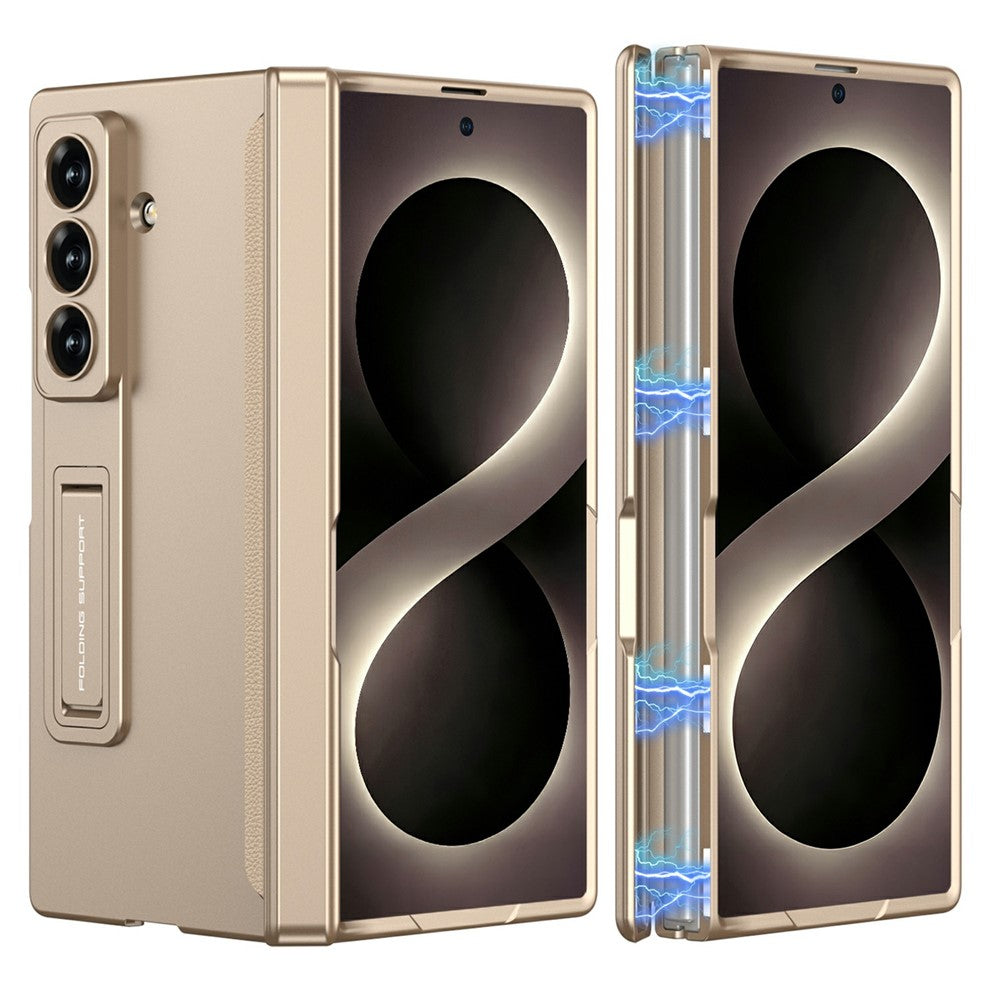 GKK For Samsung Galaxy Z Fold8 Ultra Case Magnetic Hinge Kickstand Hard PC Protective Cover