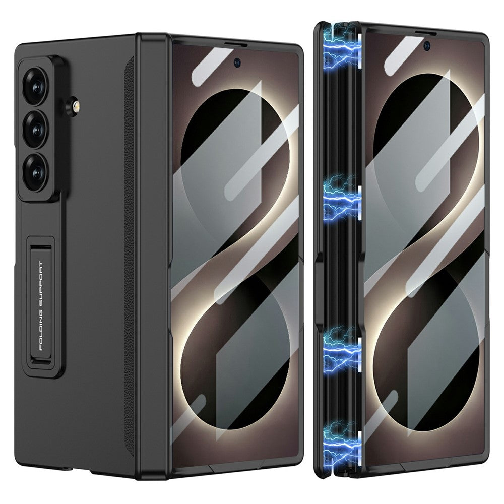 GKK For Samsung Galaxy Z Fold8 Ultra Case with Clear Screen Film Magnetic Hinge Kickstand Phone Cover