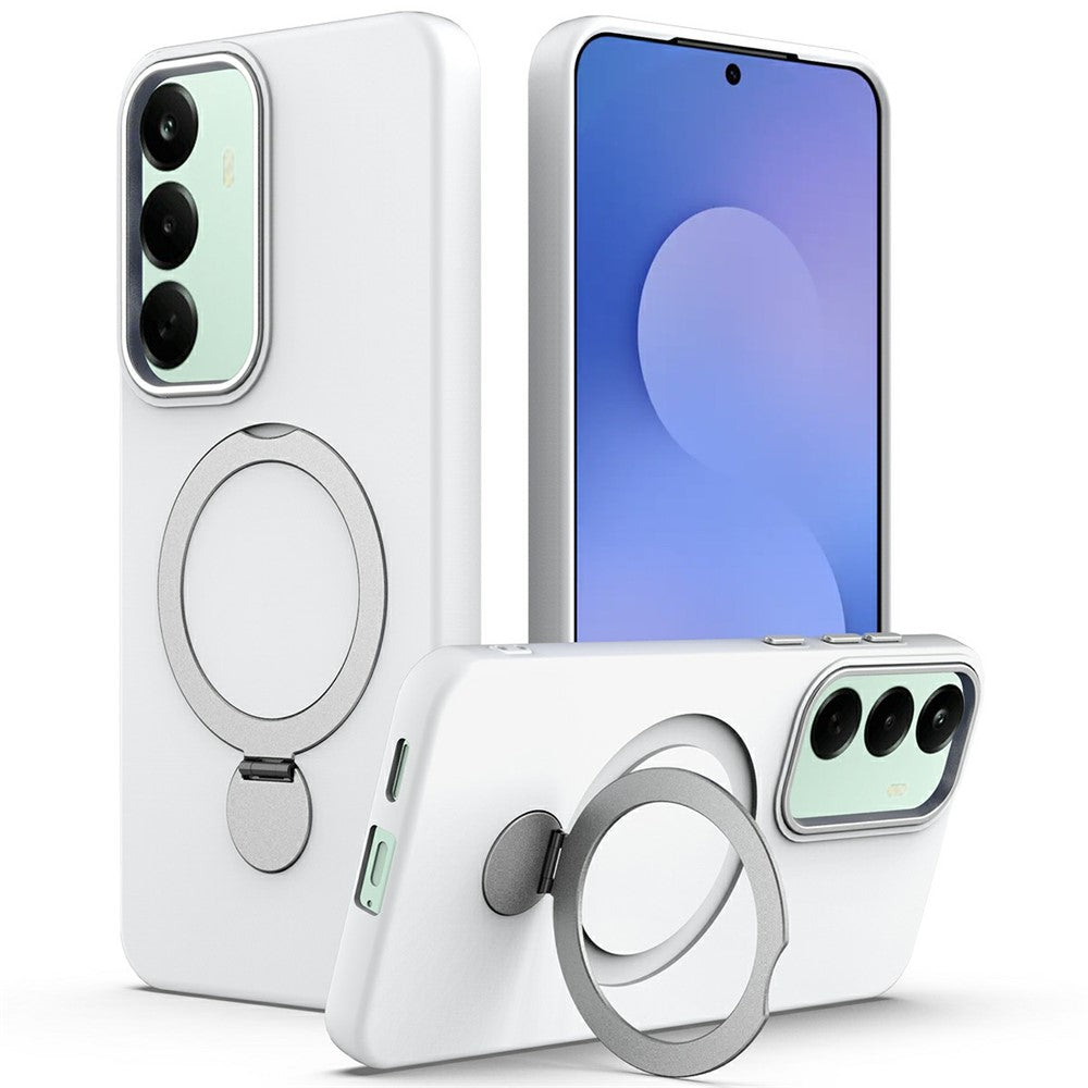 For OnePlus Nord CE6 Lite 5G  /  Realme P4x 5G Magnetic Case Rotating Ring Kickstand TPU + PC Back Cover