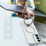 For OnePlus Nord CE6 Lite 5G  /  Realme P4x 5G Magnetic Case Rotating Ring Kickstand TPU + PC Back Cover