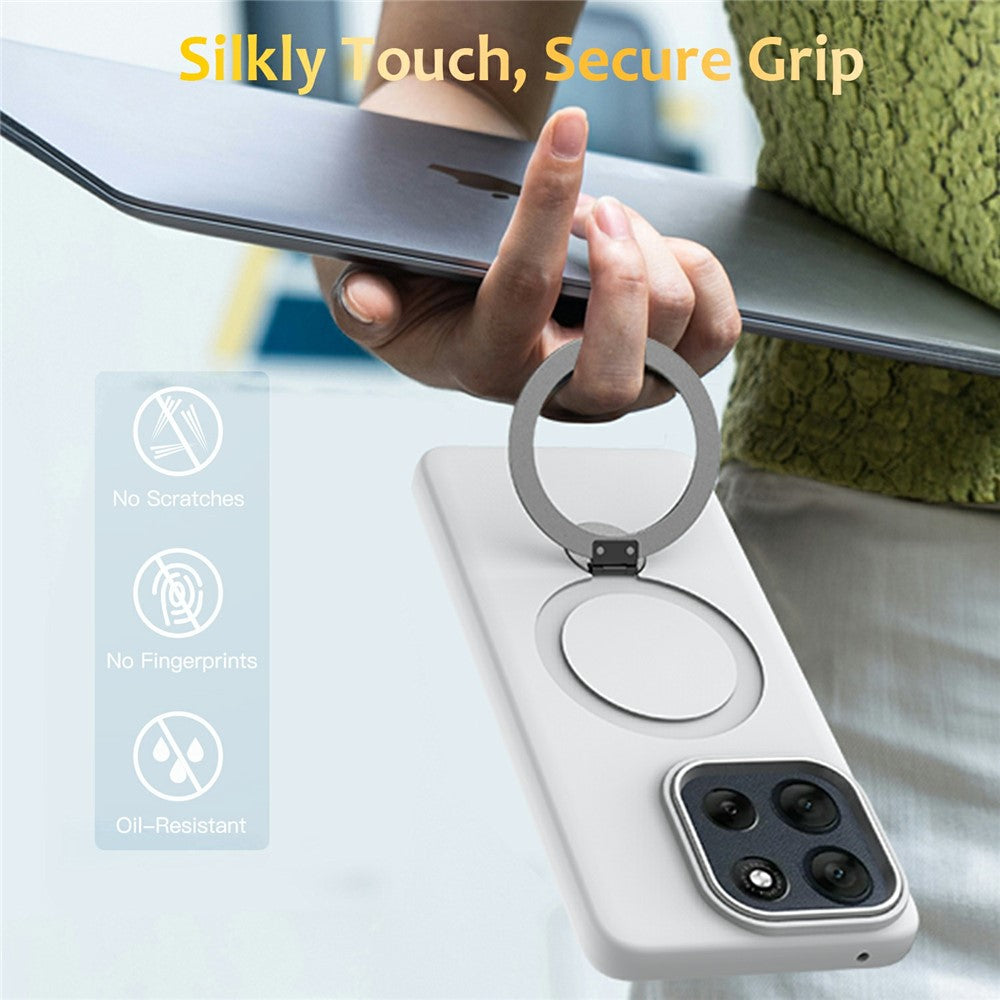 Til Motorola Edge 70 Pro 5G / Edge 70 Pro+ 5G Magnetisk cover Roterende ringstøtte TPU + PC-bagcover