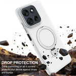 Til Motorola Edge 70 Pro 5G / Edge 70 Pro+ 5G Magnetisk cover Roterende ringstøtte TPU + PC-bagcover