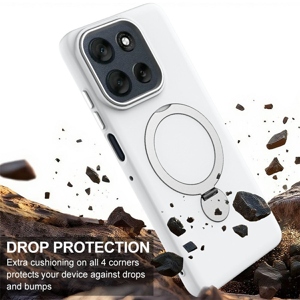Til Motorola Edge 70 Pro 5G / Edge 70 Pro+ 5G Magnetisk cover Roterende ringstøtte TPU + PC-bagcover
