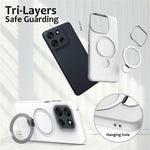 Til Motorola Edge 70 Pro 5G / Edge 70 Pro+ 5G Magnetisk cover Roterende ringstøtte TPU + PC-bagcover