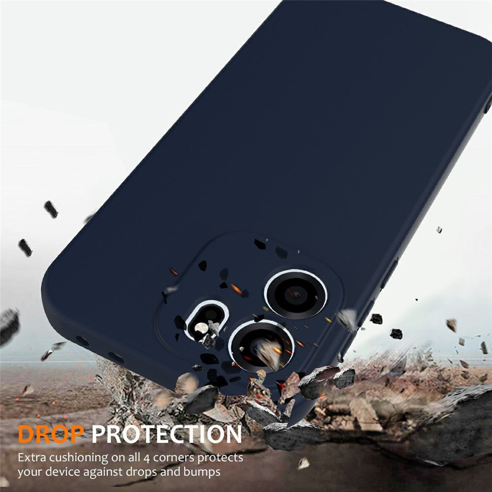 For OnePlus Nord CE6 5G Magnetic Case Anti-Drop Liquid Silicone Phone Cover with Lanyard