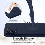 For OnePlus Nord CE6 5G Magnetic Case Anti-Drop Liquid Silicone Phone Cover with Lanyard