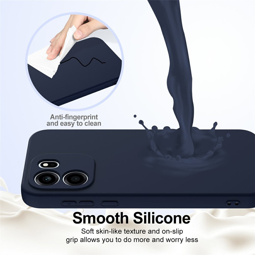 For OnePlus Nord CE6 5G Magnetic Case Anti-Drop Liquid Silicone Phone Cover with Lanyard