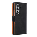 For Samsung Galaxy Z Fold8 Ultra Case U-Shape Decoration Magnetic Side Clasp Wallet Leather Phone Cover with Wrist Strap