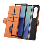 For Samsung Galaxy Z Fold8 Ultra Case U-Shape Decoration Magnetic Side Clasp Wallet Leather Phone Cover with Wrist Strap