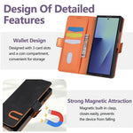 Til Samsung Galaxy Z Fold7 5G Etui U-formet Dekoration Magnetisk Side Lukning Pung Læder Telefoncover med Håndrem